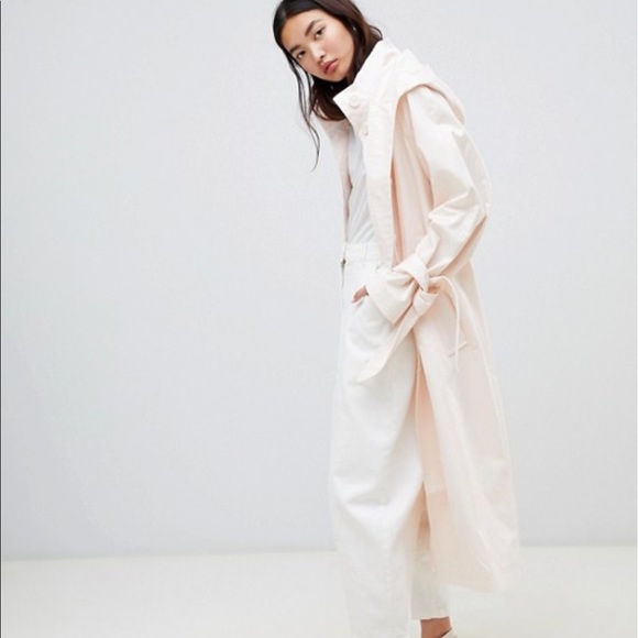 ASOS hooded Mac trench coat - Picture 1 of 3